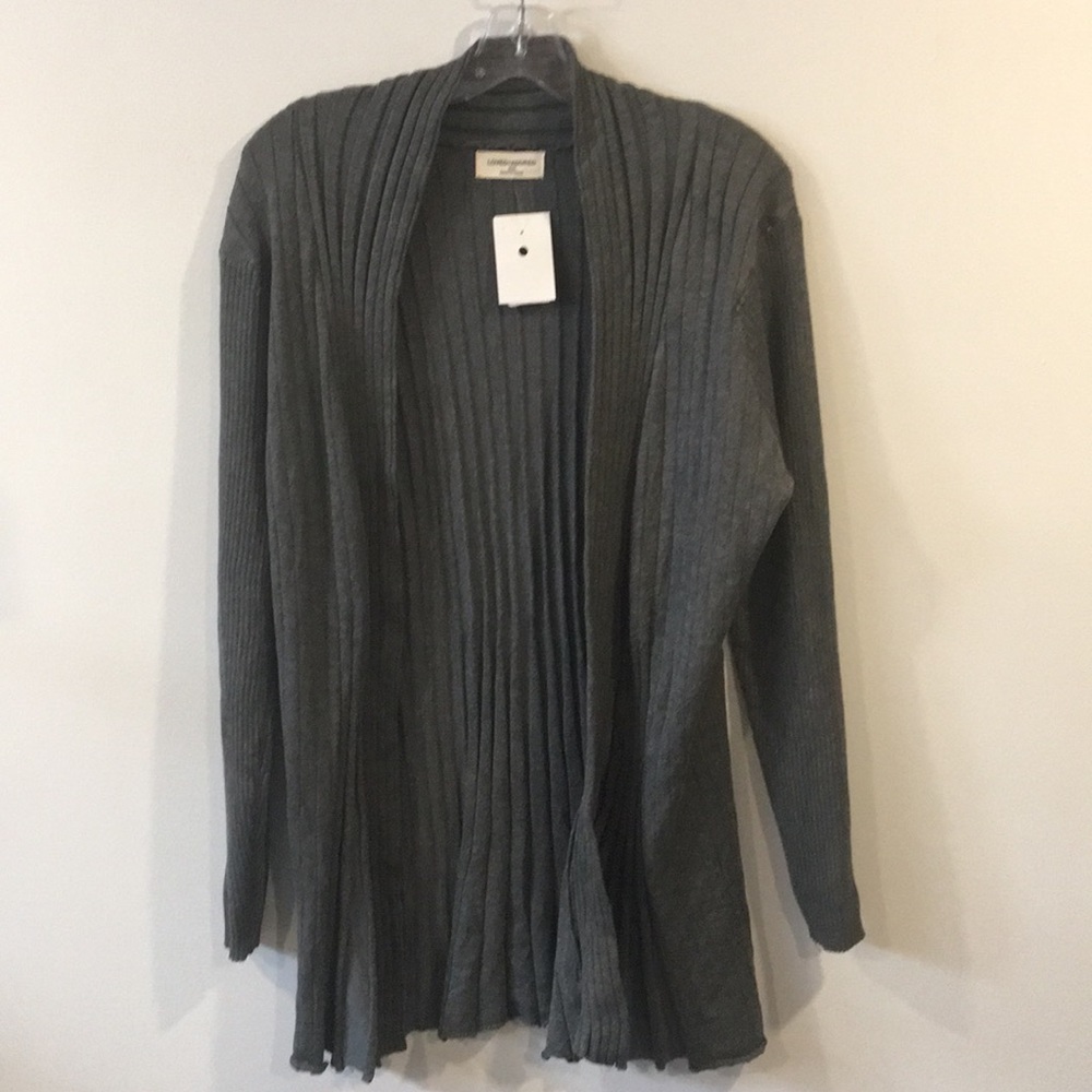 LOVED & ADORED Grey Sweater Jacket Size S/M